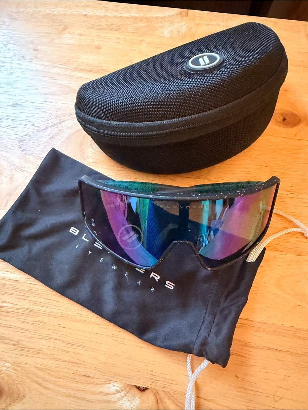 Blenders Eyewear Women’s Mirrored Blue Sports Sunglasses